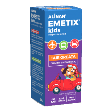 Alinan Emetix kids suspensie orala, 20ml, Fiterman