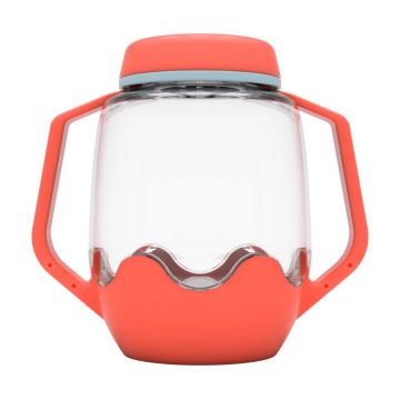 Borcan pentru joaca senzoriala, +18 luni, Roz Corai, Glo Pals