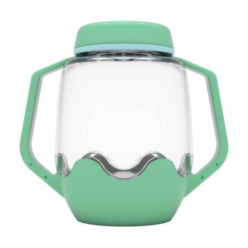 Borcan pentru joaca senzoriala, Verde, Glo Pals
