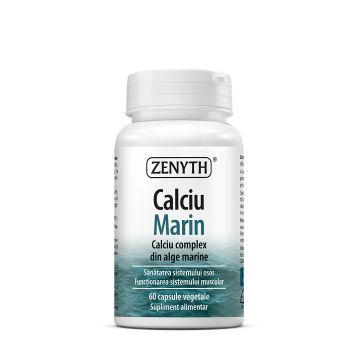 Calciu Marin, 60 capsule vegetale, Zenyth