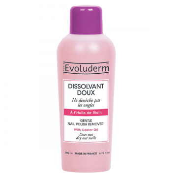 Dizolvant pentru unghii cu ulei de ricin, 200ml, Evoluderm