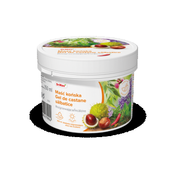 Dr.Max Gel de castane salbatice cu efect de incalzire, 350ml