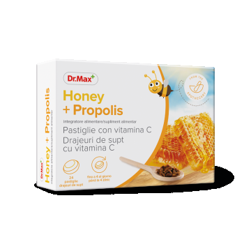 Dr. Max Honey&Propolis, 24 drajeuri