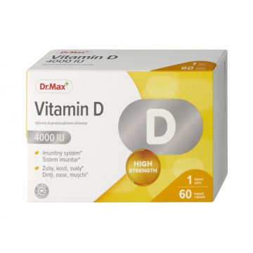 Dr. Max Vitamina D 4000UI, 60 capsule