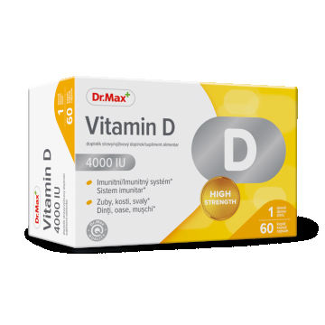 Dr. Max Vitamina D 4000UI, 60 capsule