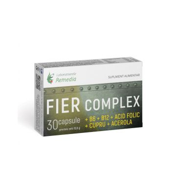 Fier Complex, 30 capsule, Laboratoarele Remedia