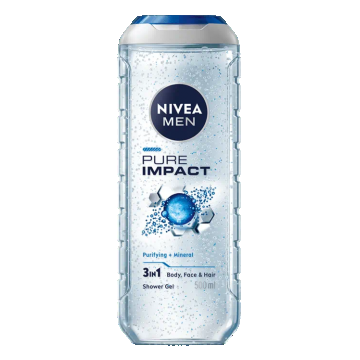 Gel de dus Pure Impact, 500ml, Nivea