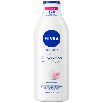 Lotiune de corp hidratanta cu trandafir, 400ml, Nivea