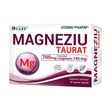 Magneziu Taurat, 30 capsule vegetale, Cosmopharm