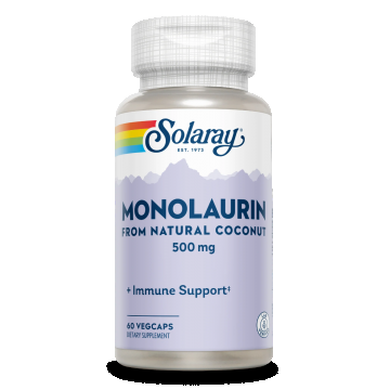 Monolaurin Solaray 500 mg, 60 capsule, Secom