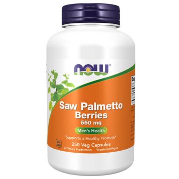 Now Foods Saw Palmetto Berries, sabal palm 550 mg, 250 capsule