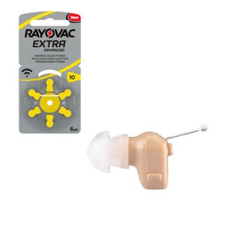 Pachet aparat auditiv AudiSound 907 cu 6 baterii Zinc-Aer PR10