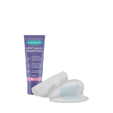 Pachet HPA Lanolin Crema 40ml + Tampoane de san 24 bucati, Lansinoh