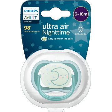 Philips Avent Ultra air suzetă de noapte 6-18m