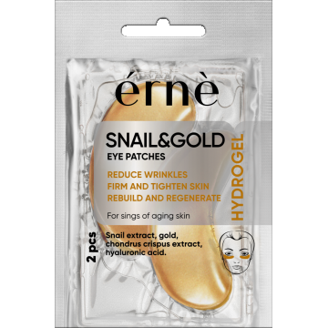 Plasturi pentru ochi cu Hidrogel si extract de melc, 2 bucati, Erne