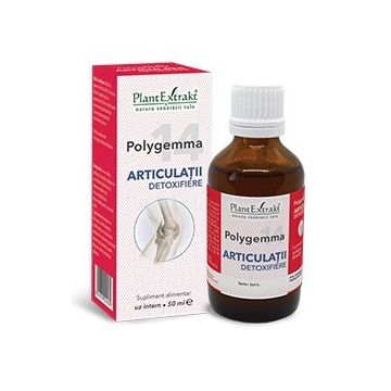 Polygemma 14 Articulatii detoxifiere, 50ml, PlantExtrakt