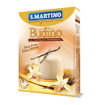 Preparat pentru Budinca de vanilie Bourbon fara gluten, 70 g, S.Martino