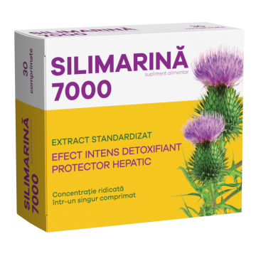 Silimarina 7000, 30 comprimate, Fiterman