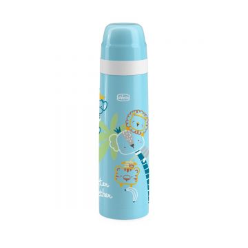 Termos pentru lichide Mami si Bebe 0 luni+ Albastru, 500ml, Chicco