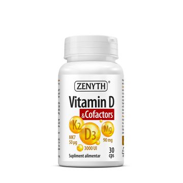 Vitamin D & Cofactors, 30 capsule, Zenyth