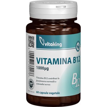 Vitamina B12 1000mcg, 60 capsule vegetale, Vitaking