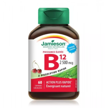 Vitamina B12 2500 mcg, 60 tablete, Jamieson