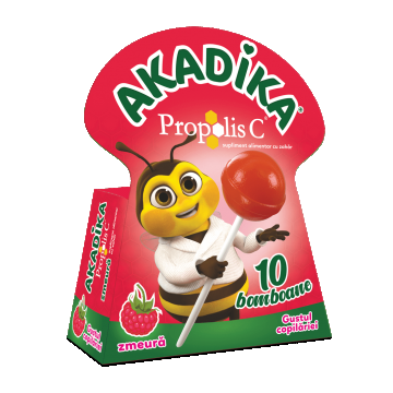 Akadika Propolis C zmeura, 10 acadele, Fiterman