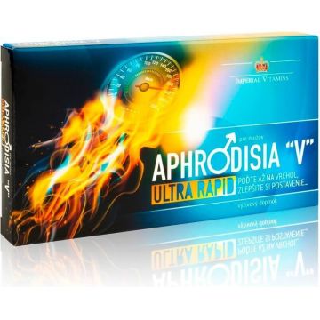 Aphrodisia V ultra rapid pentru bărbați 1×10 cps, supliment alimentar