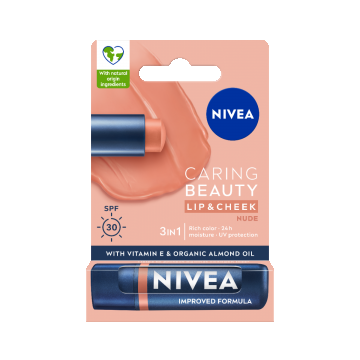 Balsam de buze Nude, 3.8g, Nivea
