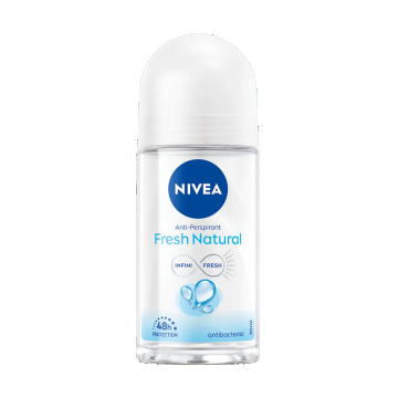 Deodorant roll-on pentru femei Fresh Natural, 50ml, Nivea