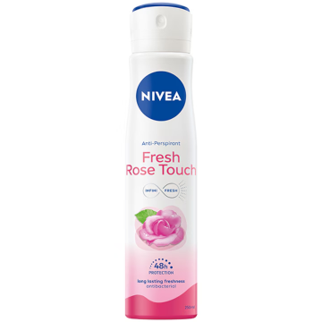 Deodorant spray Fresh Rose Touch, 250ml, Nivea