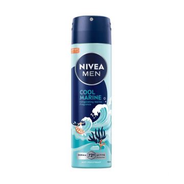 Deodorant spray pentru barbati Cool Marine Limited Edition, 150ml, Nivea