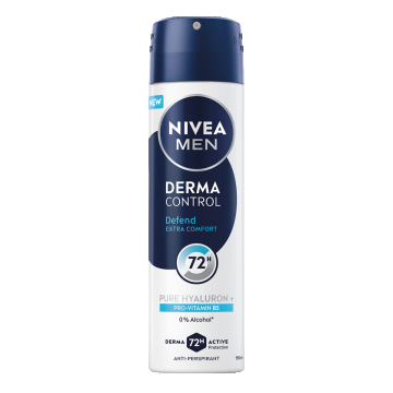 Deodorant spray pentru barbati Derma Control Defend, 150ml, Nivea