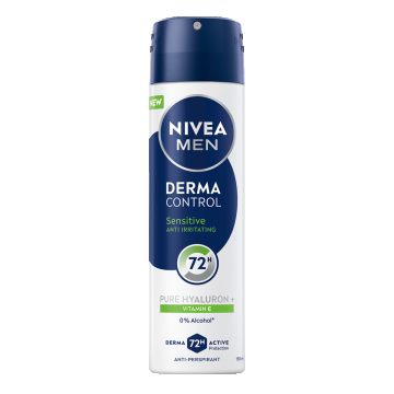 Deodorant spray pentru barbati Derma Control Sensitive, 150ml, Nivea
