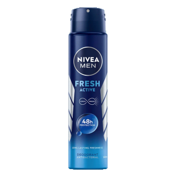 Deodorant spray pentru barbati Fresh Active, 250ml, Nivea