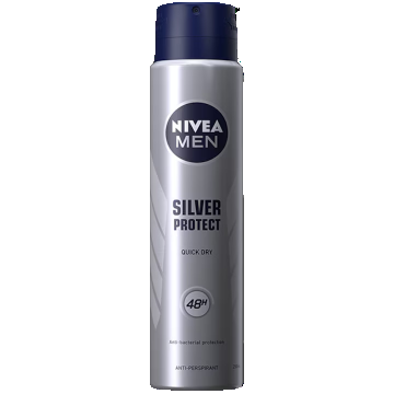 Deodorant spray pentru barbati Silver Protect, 250ml, Nivea