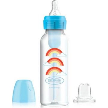 DR.BROWNS FLASA OPTIONS+ 2V1MODRA CU Gură 1×1 buc, flacon cu gura