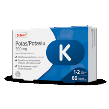 Dr. Max Potasiu 300mg, 60 comprimate filmate