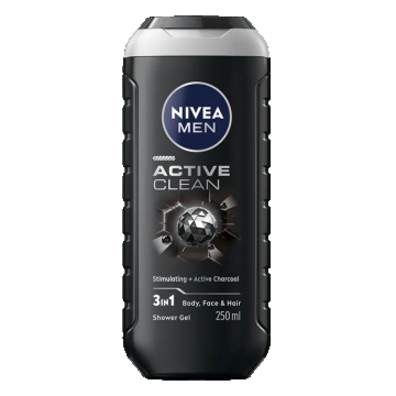Gel de dus Active Clean, 250ml, Nivea