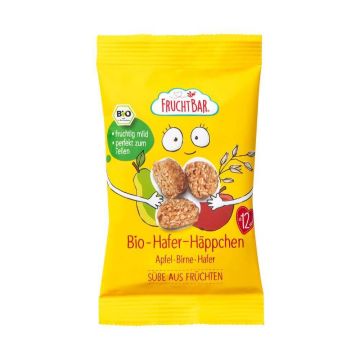 Gustare Bio din ovaz pere si mere, +12 luni, Frucht Bar