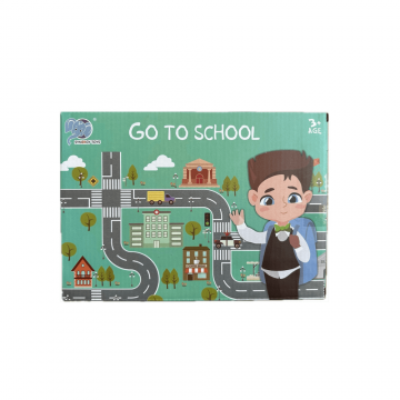 Joc magnetic Drumul la scoala, + 3 ani, AcSmart
