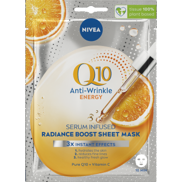 Masca servetel Q10 Energy, 1 bucata, Nivea