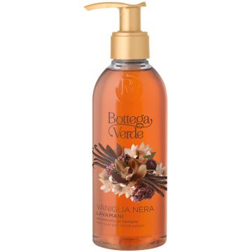 Sapun lichid hidratant cu extract de vanilie neagra Vaniglia Nera, 250ml, Bottega Verde