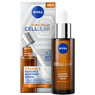 Ser facial cu Vitamina C Cellular Expert Filler, 30ml, Nivea