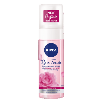 Spuma de curatare Rose Touch Cleansing, 150ml, Nivea