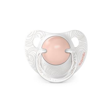 Suzeta anatomica din silicon Dreams, 0-6 luni, Piersica , 2 buc, Suavinex