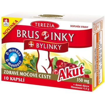 Terezia Cranberries+herbs Akut 10 capsule