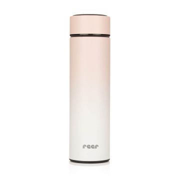 Termos din otel inoxidabil vidat, Roz, 400 ml, Reer