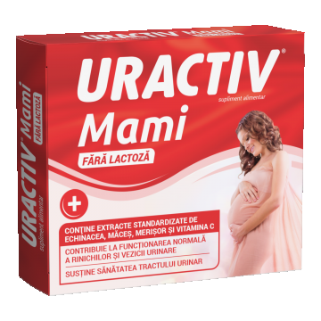 Uractiv Mami fara lactoza, 21 capsule, Uractiv