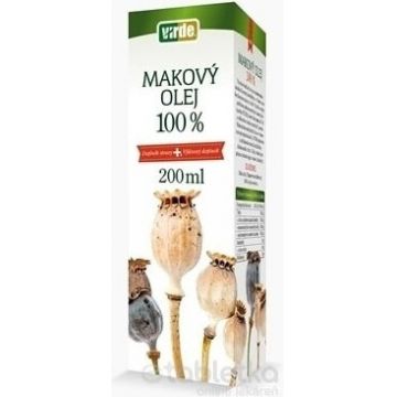 VIRDE Ulei de semințe de mac 100% 1×200 ml, supliment alimentar